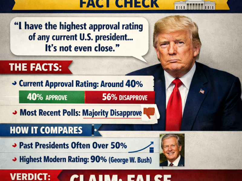 Watchdog News fact-check graphic analyzing claims about presidential approval ratings using polling dataFact Check, Trump Approval Rating, Political Fact Check, Presidential Polls, US Politics, Approval Ratings, Polling Data, Election Analysis, Political Claims, Media Literacy, Watchdog News, Facts Over Factions, Political Analysis.
