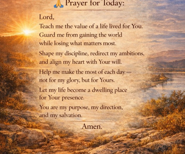 Prayer for Today