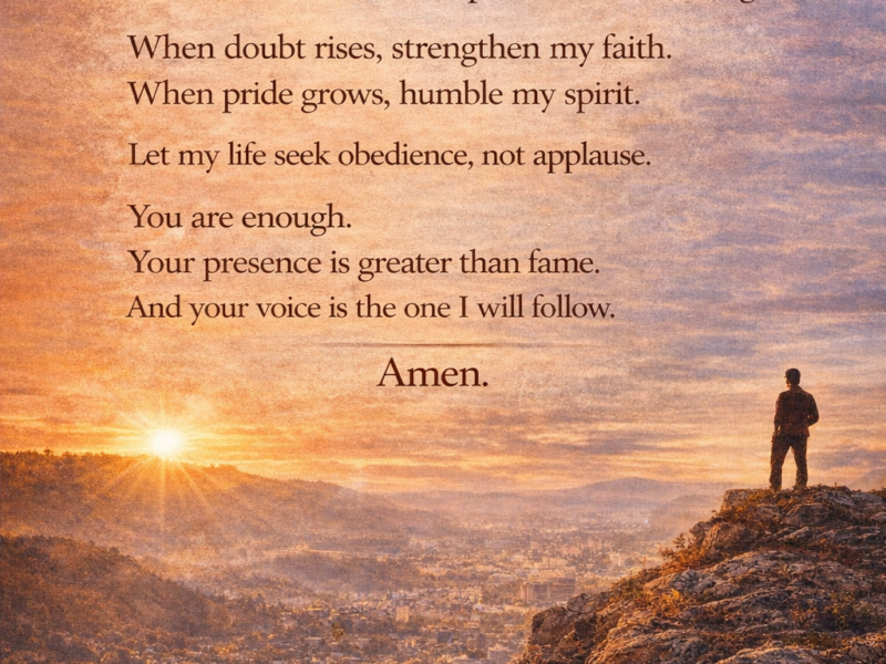 Prayer for Today