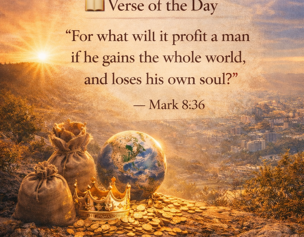 Verse of the Day- Mark 8:36