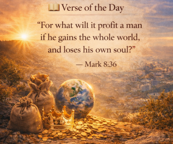 Verse of the Day- Mark 8:36