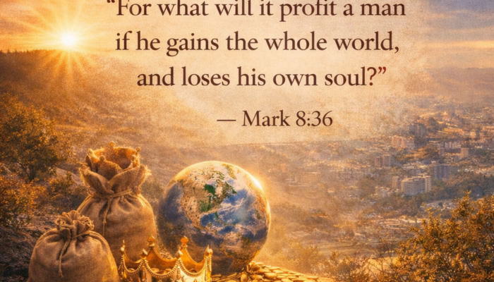 Verse of the Day- Mark 8:36