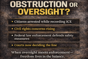“Obstruction or Oversight? — The Growing Fight Over ICE Enforcement and Civil Liberties”