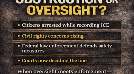 “Obstruction or Oversight? — The Growing Fight Over ICE Enforcement and Civil Liberties”