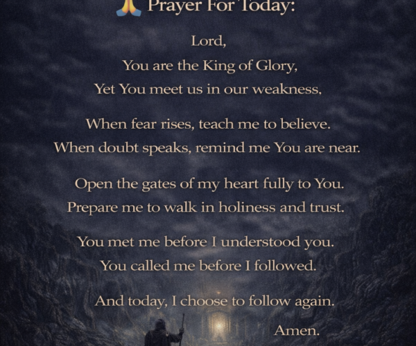 Prayer for Today