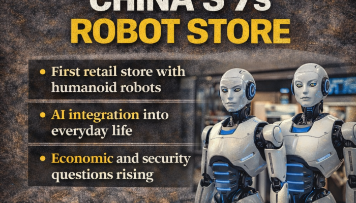 “Humanoid Robots Go Retail — Innovation, Competition, and the Bigger Question Behind China’s 7S Robot Store.”