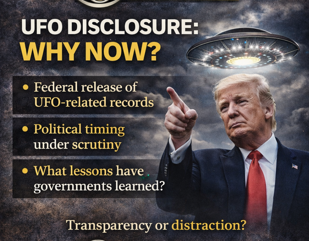 “UFO Disclosure — Why Now?”