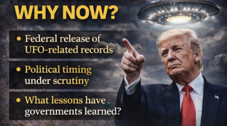 “UFO Disclosure — Why Now?”