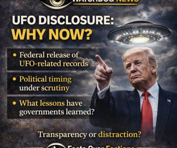 “UFO Disclosure — Why Now?”