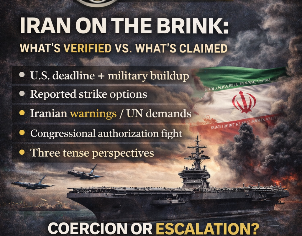 “Iran at the Edge — Military Posture, Diplomatic Deadlines, and the Decisions That Could Reshape the Middle East”
