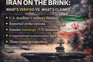 “Iran at the Edge — Military Posture, Diplomatic Deadlines, and the Decisions That Could Reshape the Middle East”