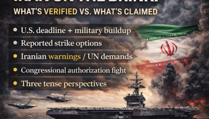 “Iran at the Edge — Military Posture, Diplomatic Deadlines, and the Decisions That Could Reshape the Middle East”