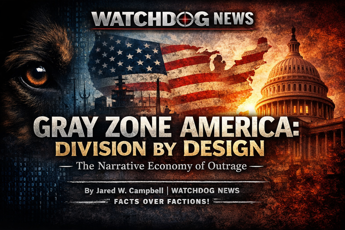 Gray Zone America: Division by Design — The Narrative Economy of Outrage