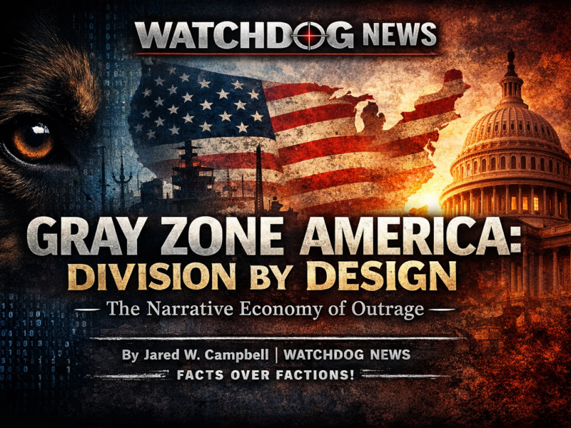 Gray Zone America: Division by Design — The Narrative Economy of Outrage