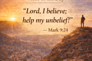 Verse of the Day- Mark 9:24