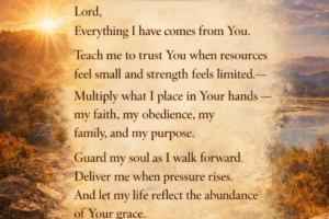 Prayer for Today