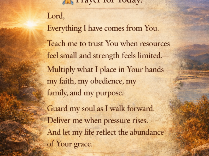 Prayer for Today