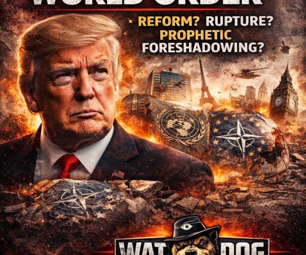 “Trump and The Disgraceful World Order: Reform, Disruption or Prophetic Sign?”