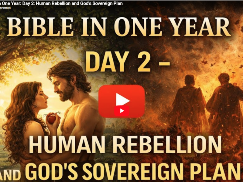 Day 2: Human Rebellion and God’s Sovereign Plan
