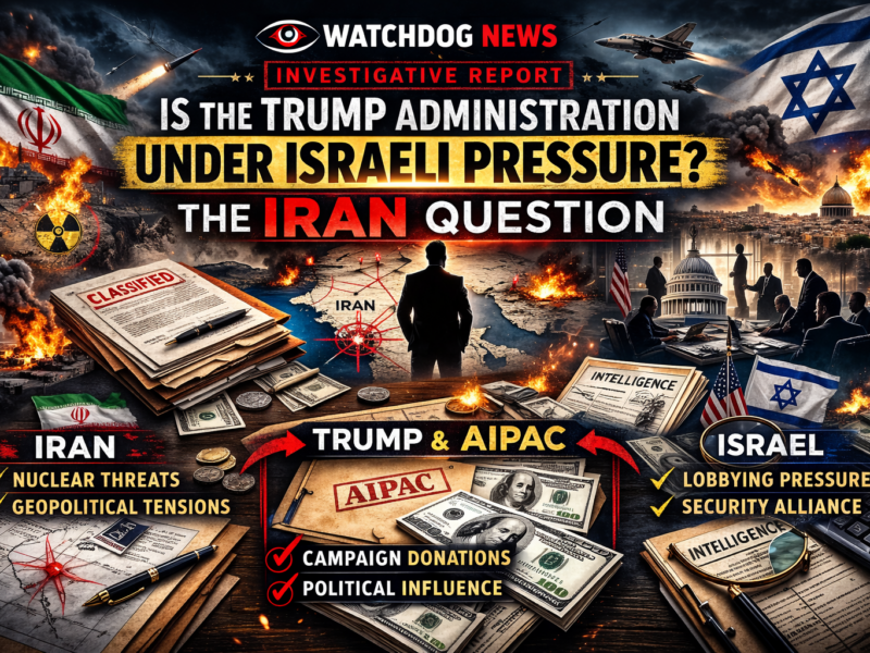 Israel, Iran, and the Pressure Question: What We Can Prove About U.S. Policy and AIPAC Money