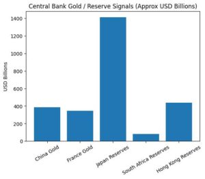 Central Bank Gold/ Reserve Signals