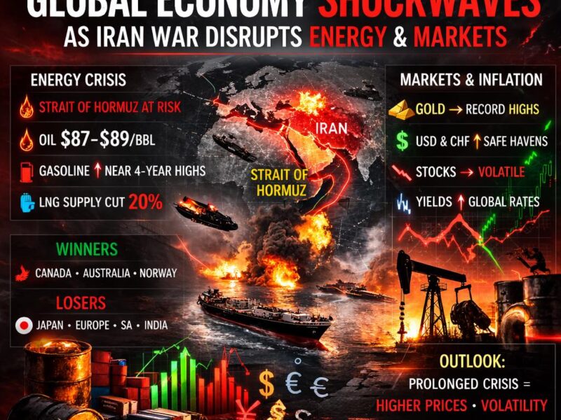 Global Economic Shockwaves as Iran War Escalates 