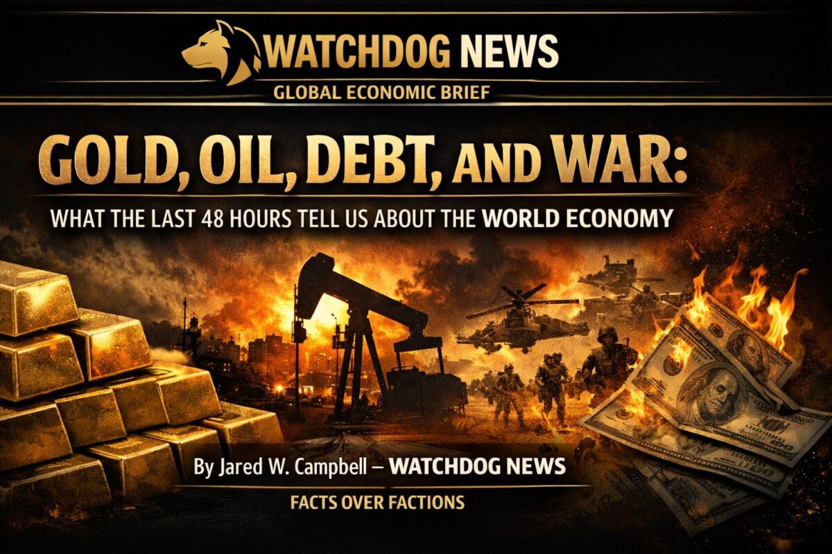 Gold, Oil, Debt, and War: What the Last 48 Hours Tell Us About the World Economy