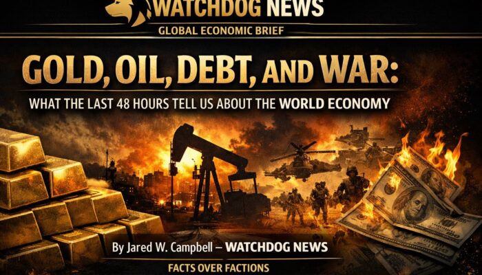 Gold, Oil, Debt, and War: What the Last 48 Hours Tell Us About the World Economy