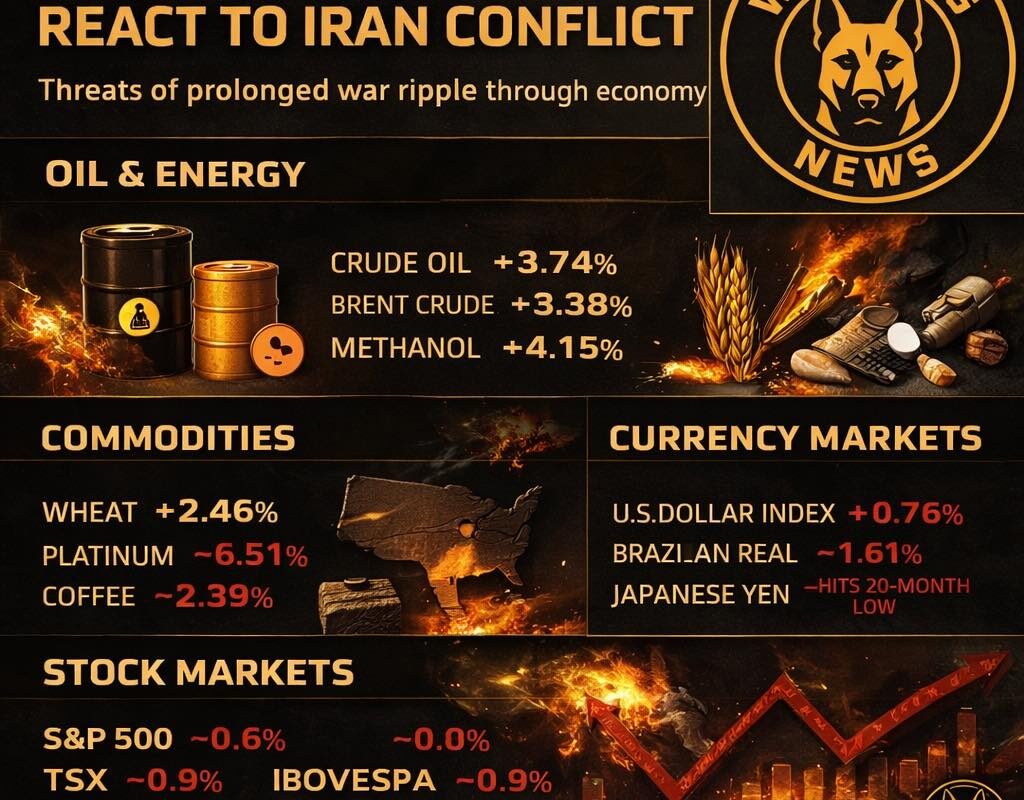 Global Markets Signal War Pressure as the Iran Conflict Enters a Dangerous Economic Phase