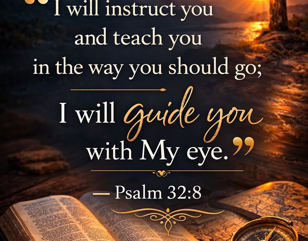 📖 Verse of the Day- Psalms 32:8