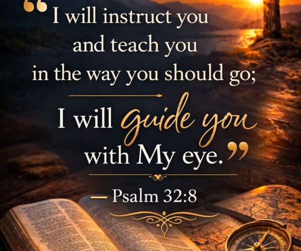 📖 Verse of the Day- Psalms 32:8