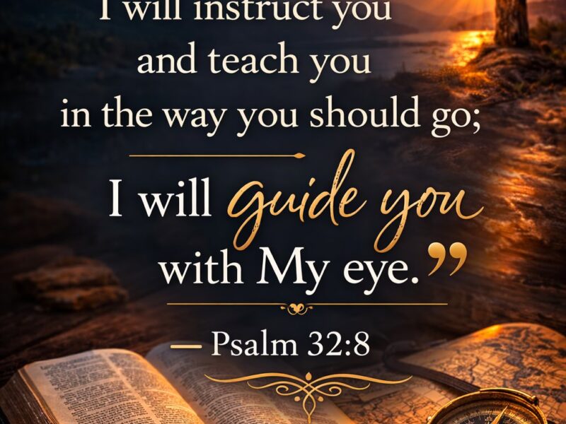 đź“– Verse of the Day- Psalms 32:8