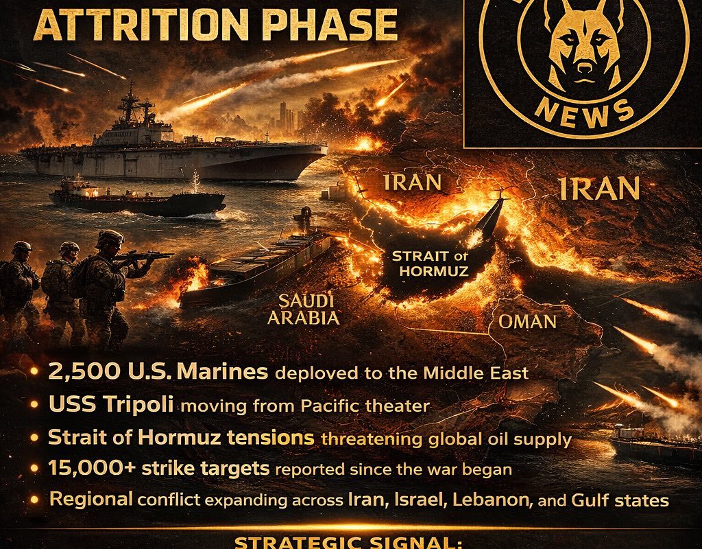 Marines, Missiles, and Maritime Chokepoints: Signs the Iran War May Be Entering an Attrition Phase