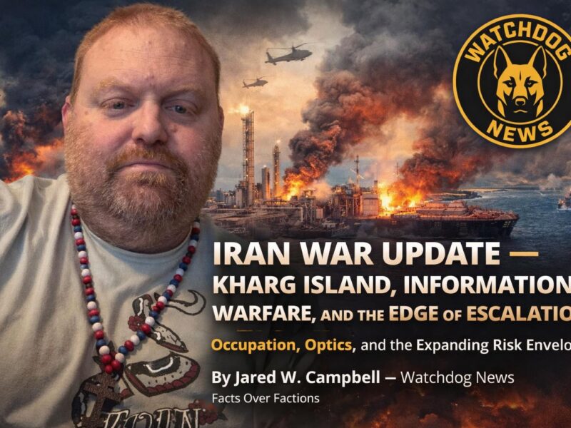 IRAN WAR UPDATE — TRUMP’S HARDEST CHOICE, KHARG ISLAND, AND A WAR WITH NO CLEAN EXIT