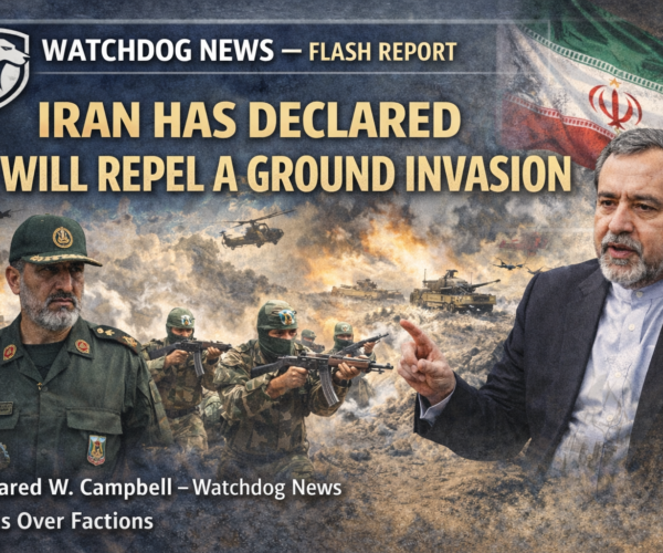 IRAN HAS DECLARED IT WILL REPEL A GROUND INVASION