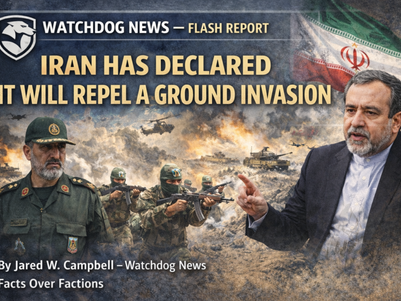 IRAN HAS DECLARED IT WILL REPEL A GROUND INVASION