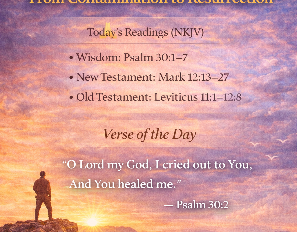 Day 63 Devotional | The God of the Living — Psalm 30:2