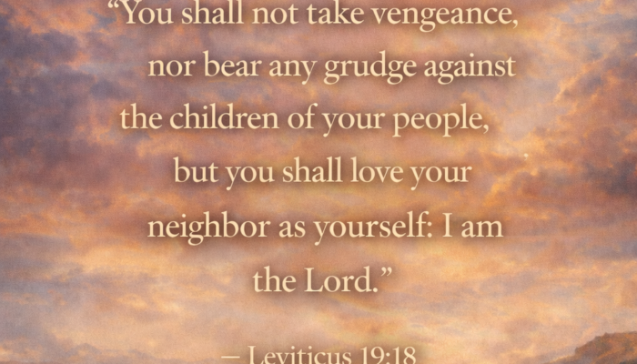 Verse of the Day: Leviticus 19:18