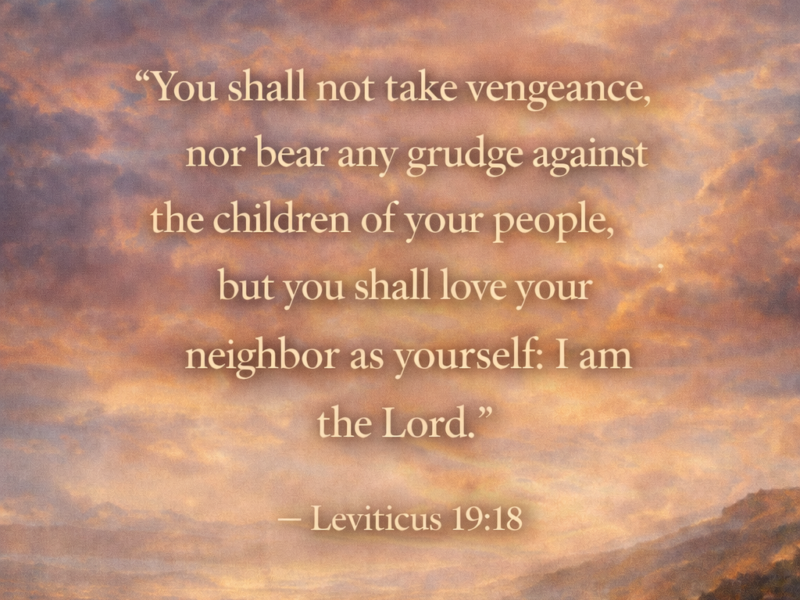 Verse of the Day: Leviticus 19:18