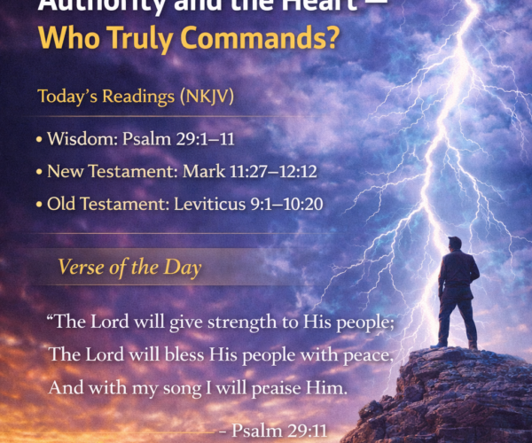 🌅 Day 62 Devotional  “Authority and the Heart — Who Truly Commands?”