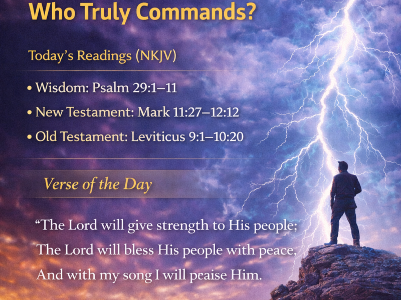 🌅 Day 62 Devotional  “Authority and the Heart — Who Truly Commands?”