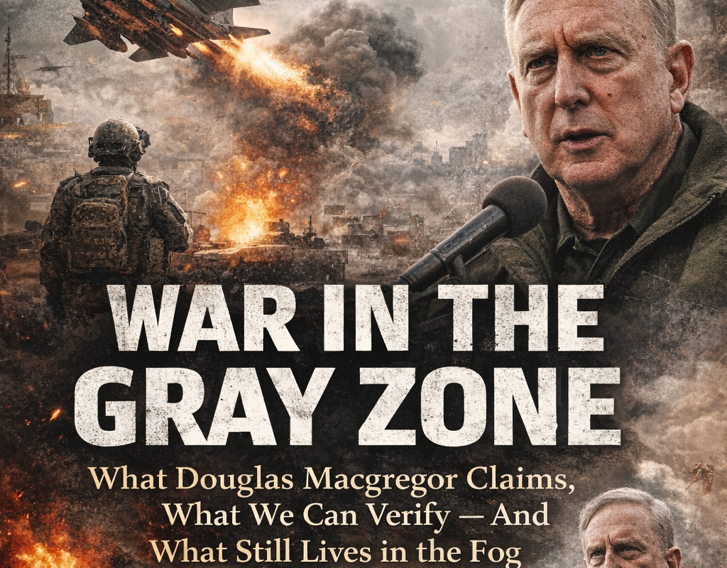 War in the Gray Zone What Douglas Macgregor Claims — What We Can Verify — and What Still Lives in Narrative Fog