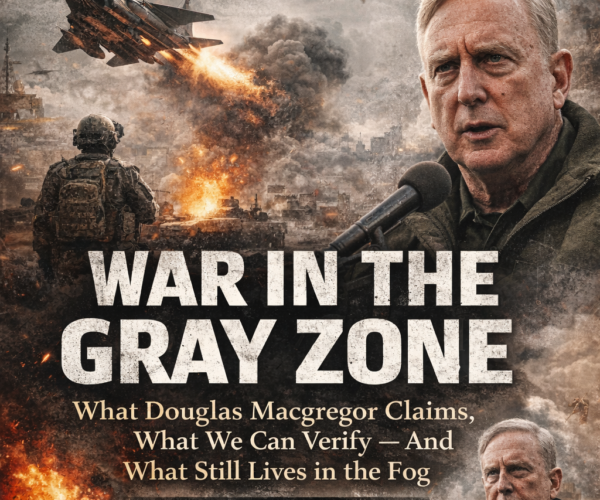 War in the Gray Zone  What Douglas Macgregor Claims — What We Can Verify — and What Still Lives in Narrative Fog