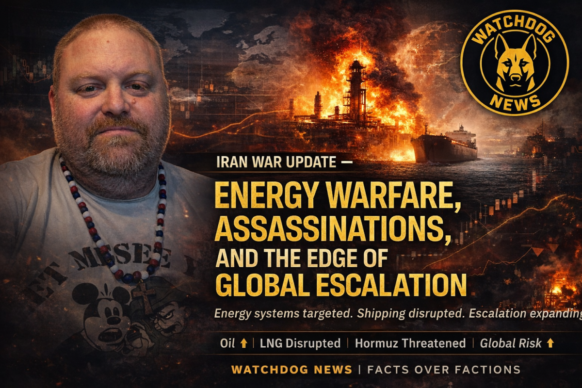 IRAN WAR UPDATE — ENERGY WARFARE, ASSASSINATIONS, AND THE EDGE OF GLOBAL ESCALATION