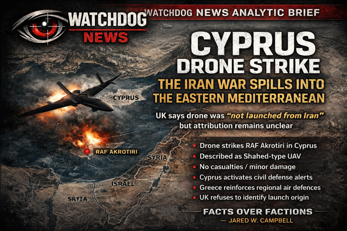 Cyprus Drone Strike: Attribution Games in the Iran War’s Eastern Mediterranean Spillover