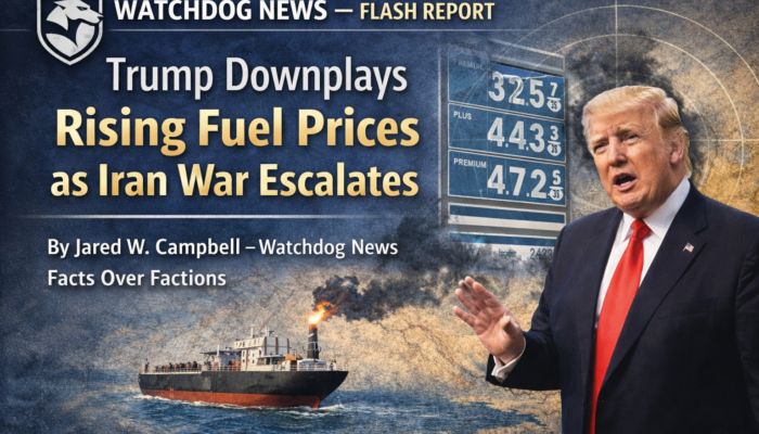Trump Downplays Rising Fuel Prices as Iran War Escalates