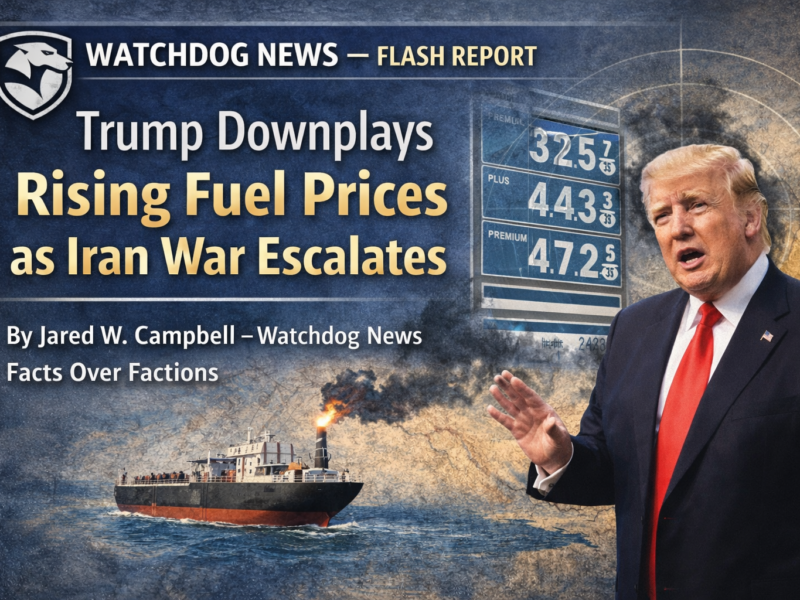 Trump Downplays Rising Fuel Prices as Iran War Escalates